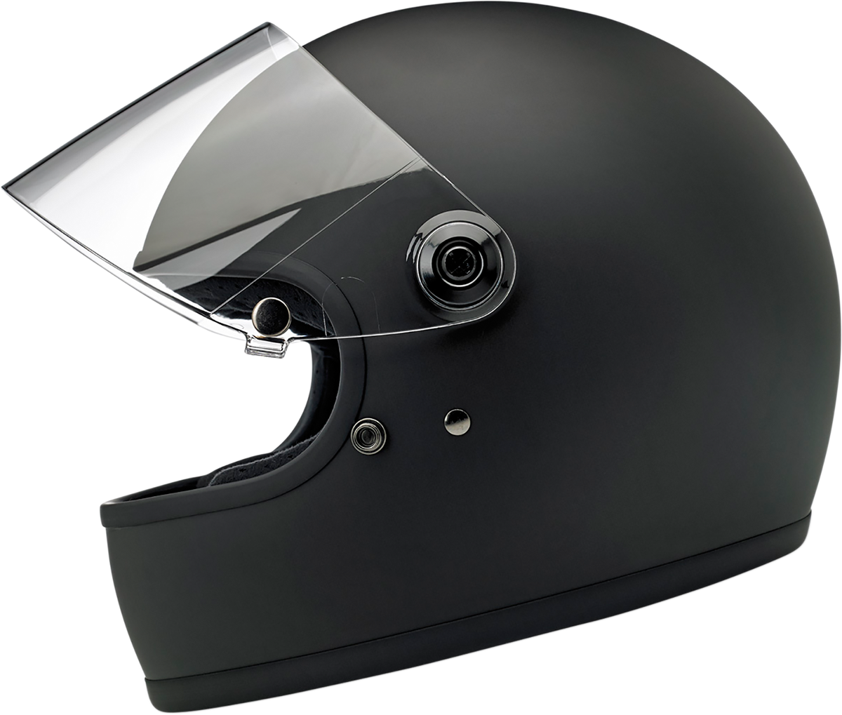 BILTWELL Gringo S Motorcycle Helmet - Flat Black - Small 1003-201-102