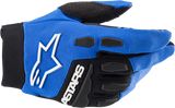 ALPINESTARS Youth Full Bore Gloves - Blue/Black - Small 3543622-713-S