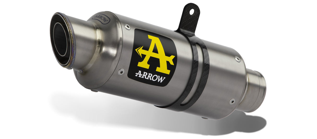 Arrow Kawasaki Ninja 300 '15 Gp2 Stainless Steel Dark Silencer For Original And Arrow Collector 71018gpi