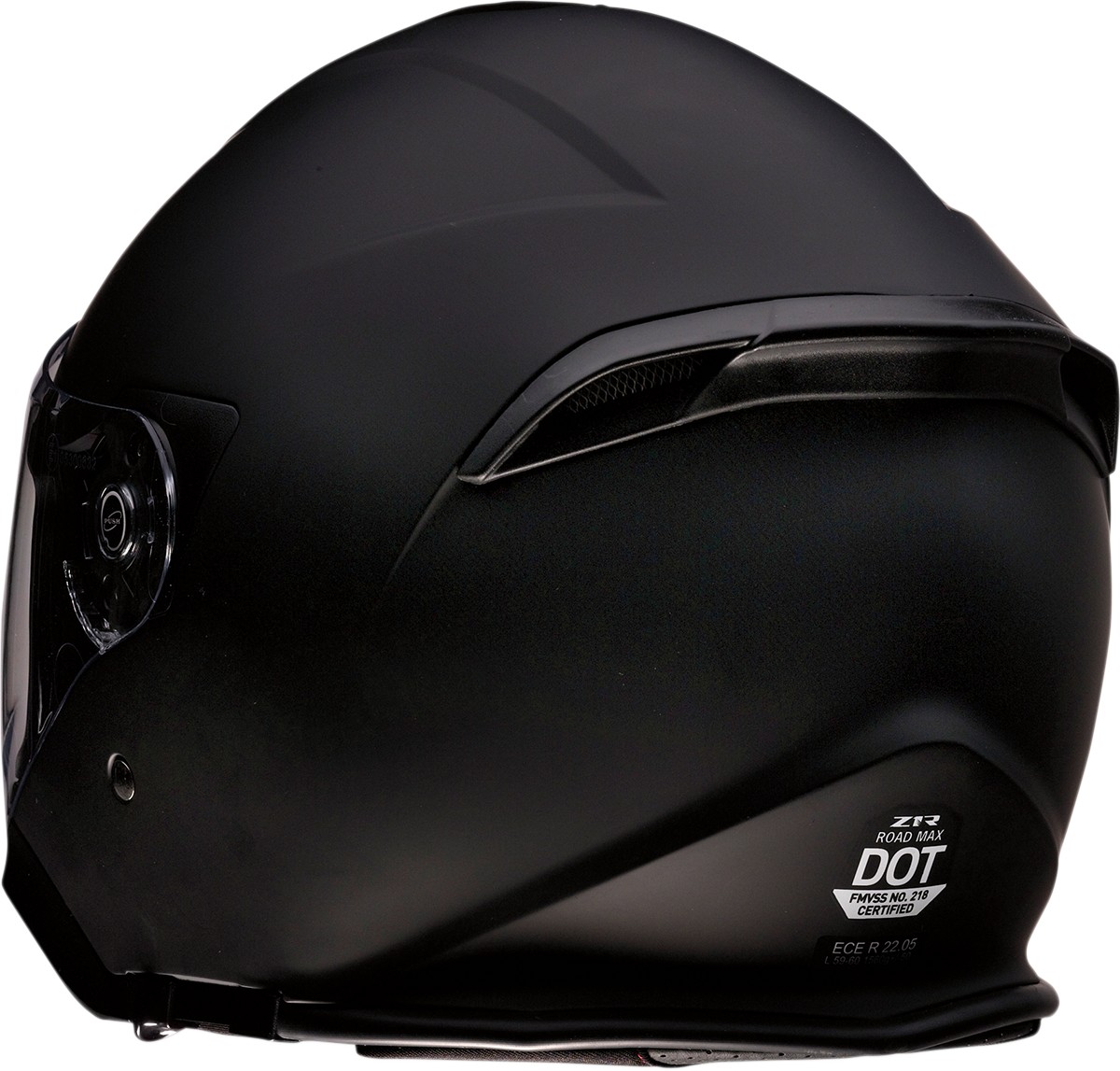 Z1R Road Maxx Motorcycle Helmet - Flat Black - Small 0104-2517