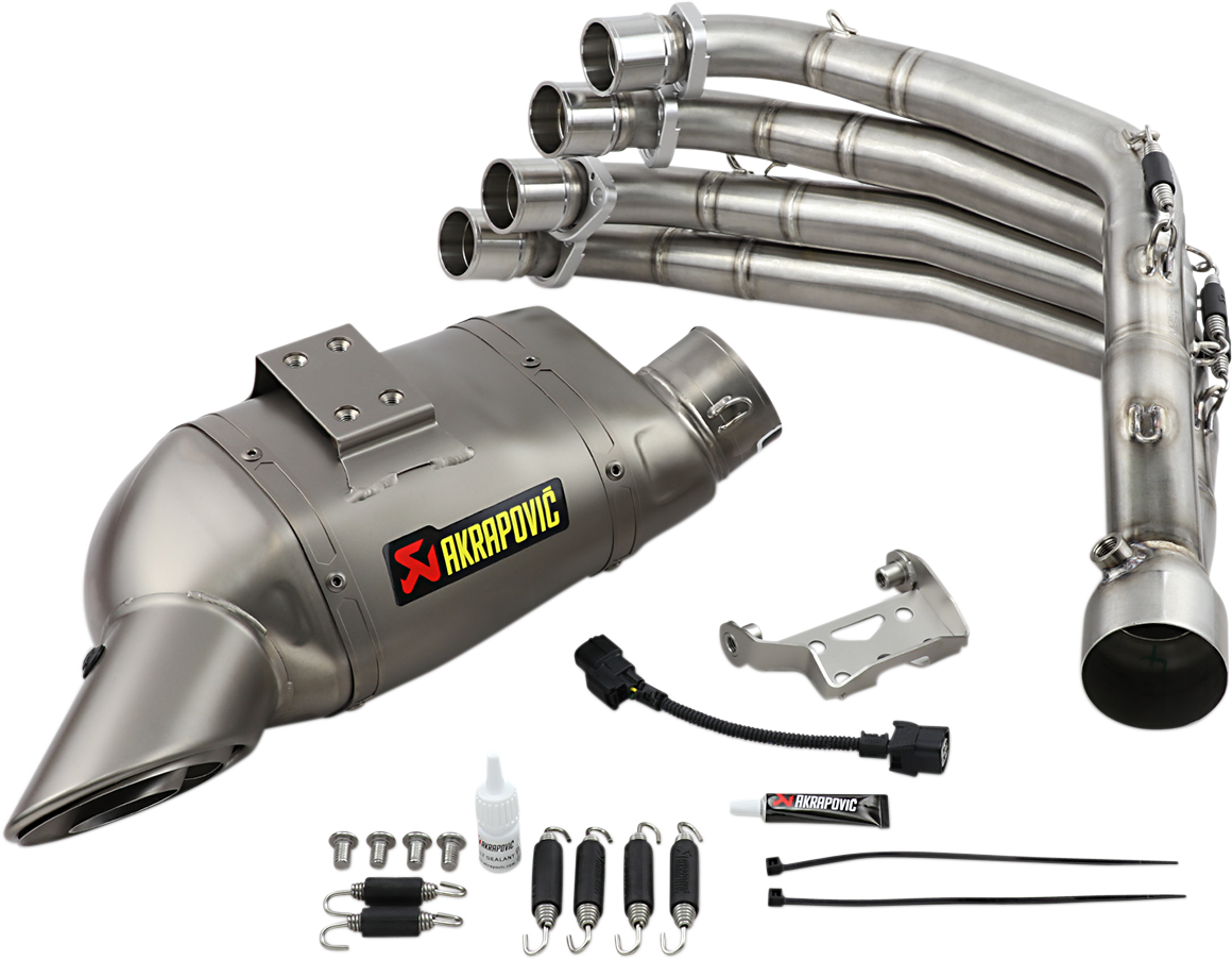 AKRAPOVIC Race Exhaust - Titanium  CBR650R /CB650F   S-H6R11-AFT 1810-2290