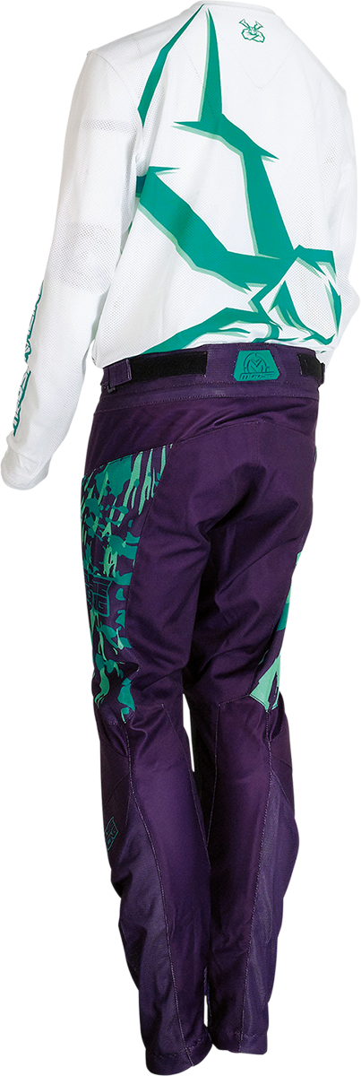 MOOSE RACING Youth Agroid Pants - Purple/Teal - 22 2903-2173