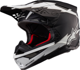 ALPINESTARS Supertech M10 Motorcycle Helmet - Ampress - MIPS® - Matte Black/White - Large 8300823-1121-L