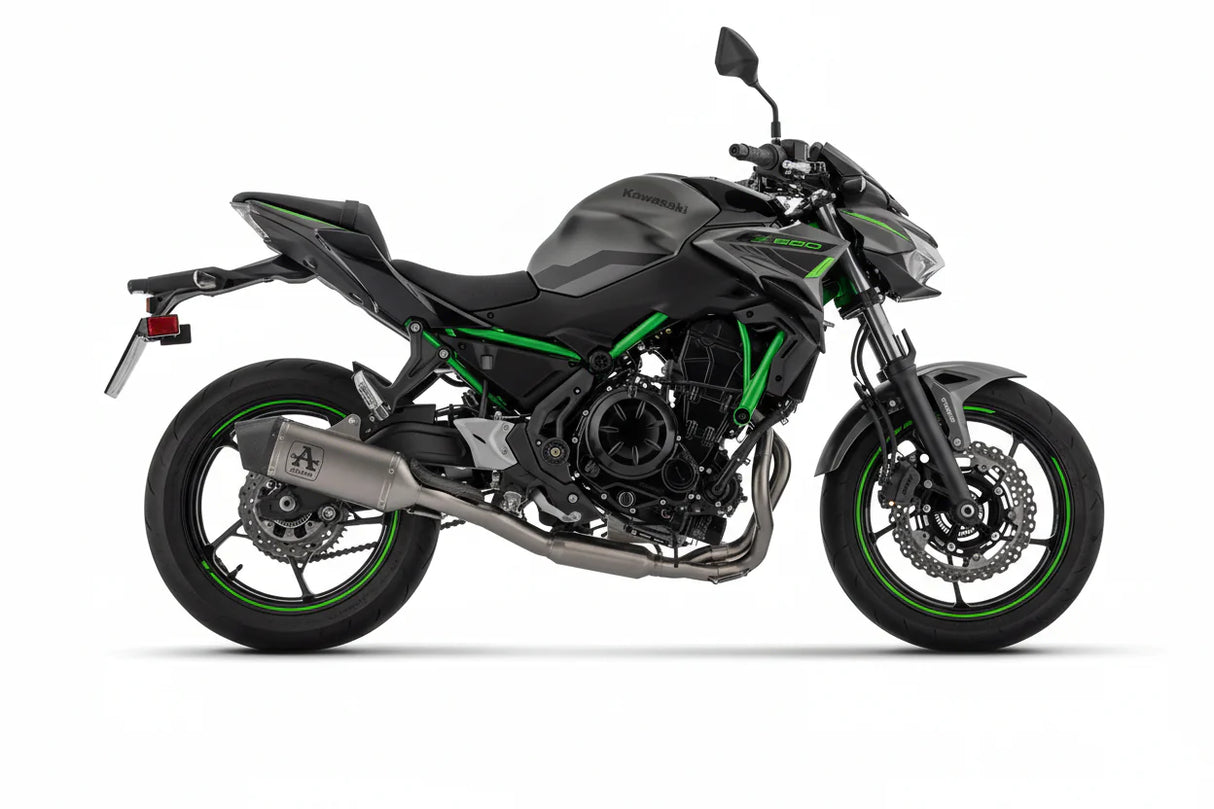 KAWASAKI Z650 / NINJA 650 / VERSYS 650 E5+ 2025 SISTEMA COMPLETO CON SILENCIADOR DE TITANIO VELOCE - 77501vl
