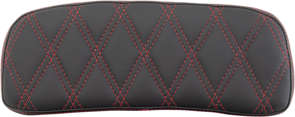 DRAG SPECIALTIES Chopped Tour-Pak Pad - Double Diamond - Black/Red 0822-0434