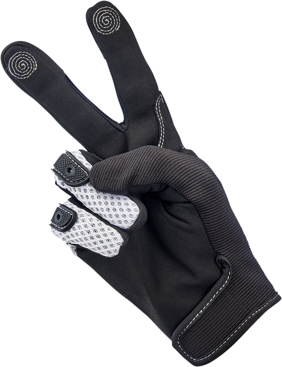 BILTWELL Anza Gloves - White - 2XL 1507-0401-006