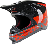 ALPINESTARS Supertech M8 Motorcycle Helmet - Radium - MIPS - Red Fluo/Black/Mid Gray Glossy - XL 8301519-3183-XL