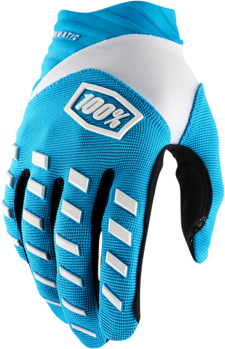 100% Airmatic Gloves - Blue - Small 10000-00005