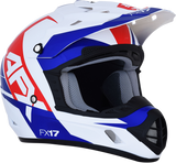 AFX FX-17 Motorcycle Helmet - Aced - Red/White/Blue - Small 0110-6479