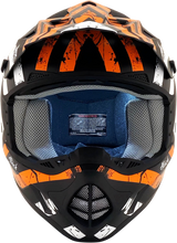 AFX FX-17 Motorcycle Helmet - Attack - Matte Black/Orange - 2XL 0110-7159