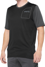 100% Ridecamp Jersey - Charcoal/Black - Small 40027-00005