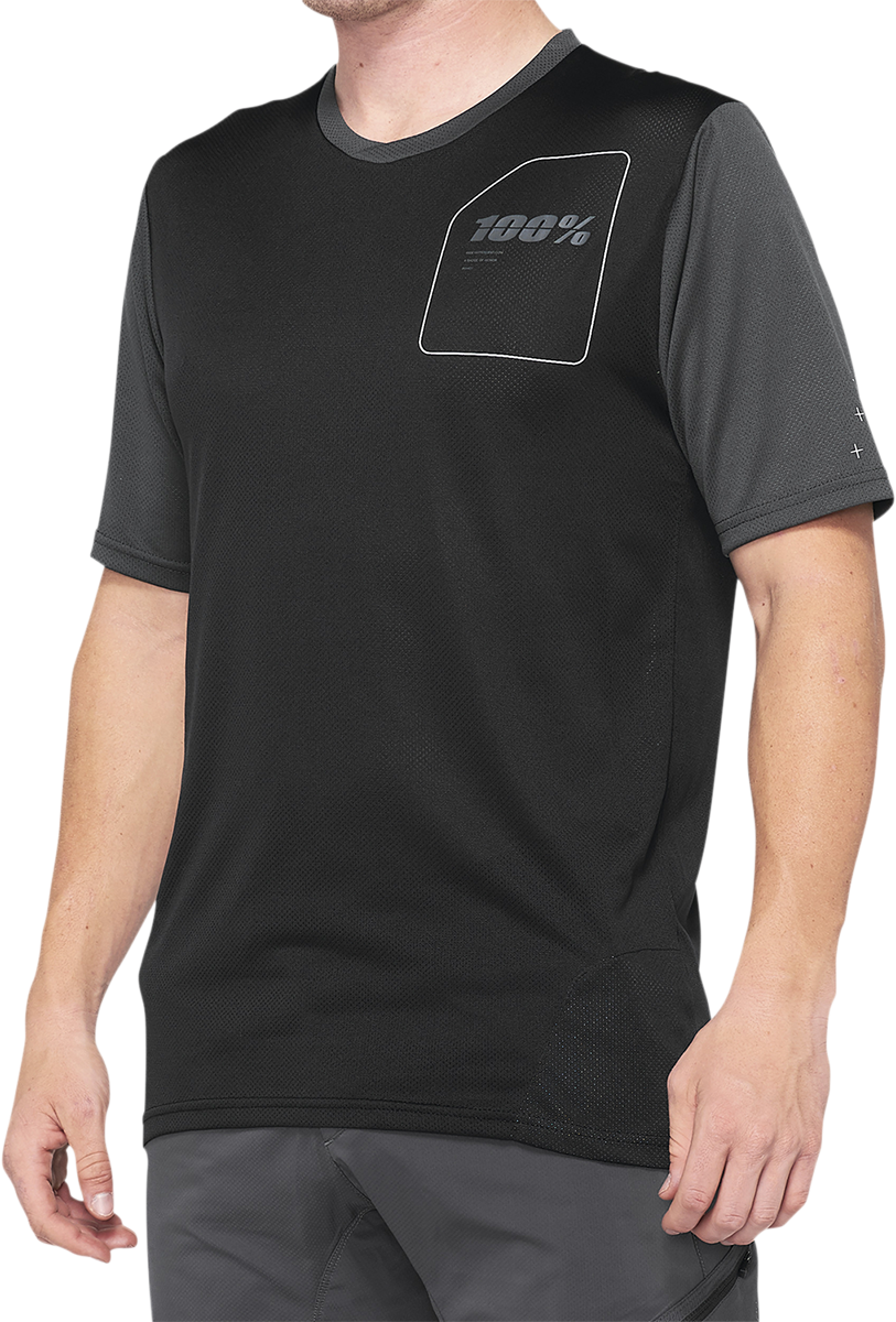 100% Ridecamp Jersey - Charcoal/Black - XL 40027-00008