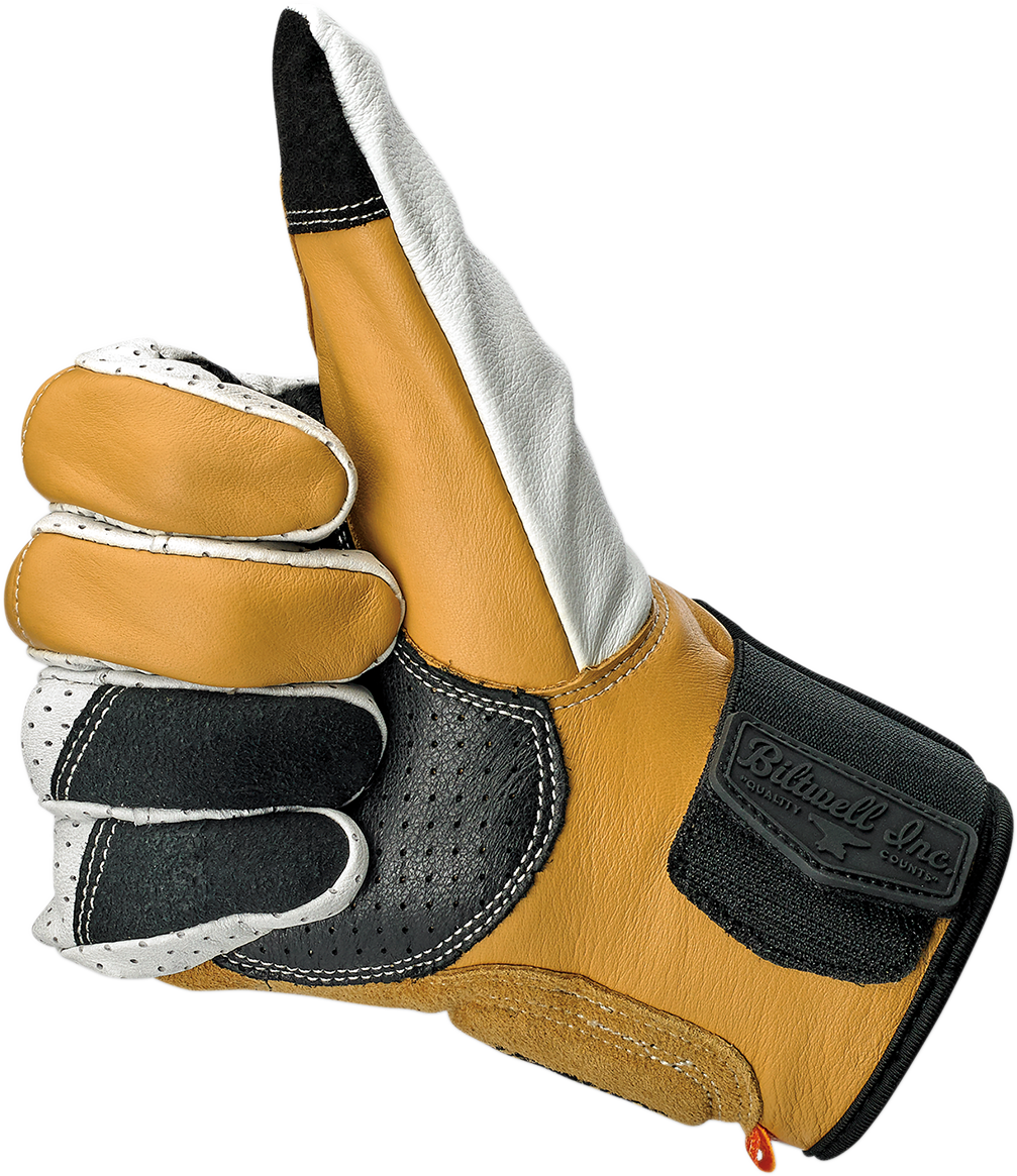 BILTWELL Borrego Gloves - Cement - XS 1506-0409-301