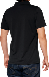 100% Corpo Polo Shirt - Black/Gray - Medium 35019-057-11