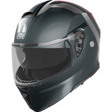 AGV Streetmodular Motorcycle Helmet - Resia - Matte Gray/Silver/Red - XL 2118296002006XL