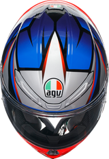 AGV K6 S Motorcycle Helmet - Slashcut - Black/Blue/Red - 2XL 21183950020152X