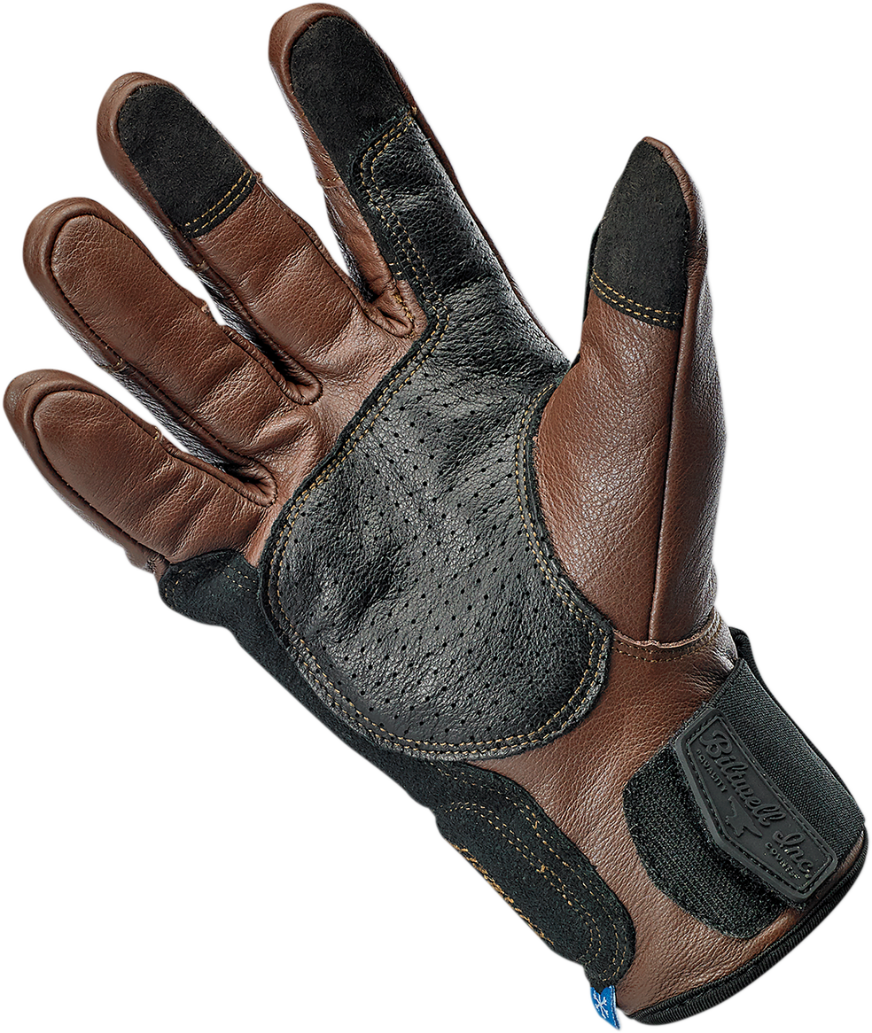 BILTWELL Borrego Gloves - Chocolate/Black - 2XL 1506-0201-306