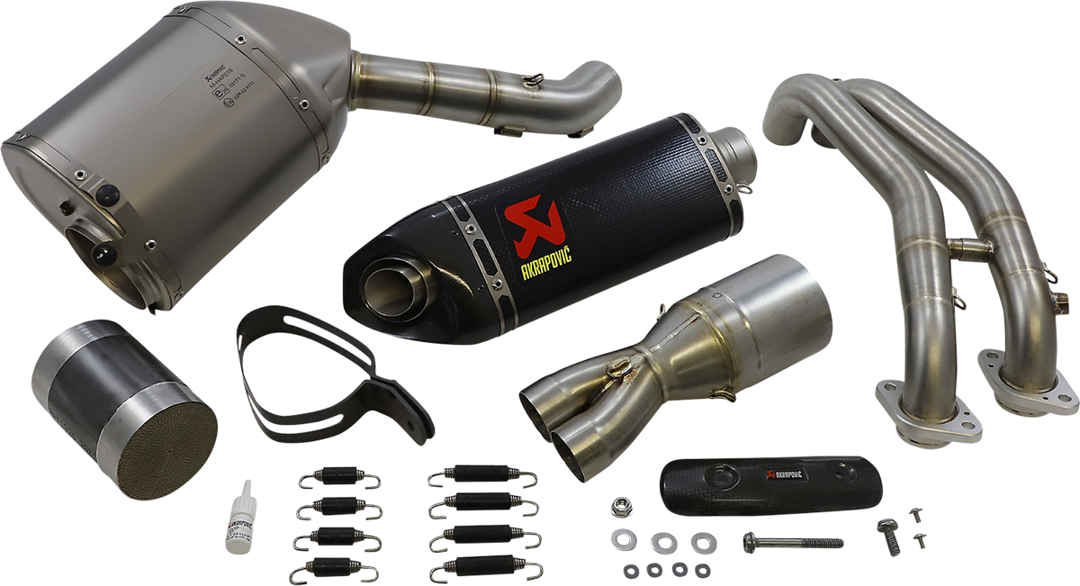 Akrapovic Exhaust Aprilia Tuono 660 / RS 660 2021-2024 Full System Racing Line Carbon Fiber S-A6R4-HAPC