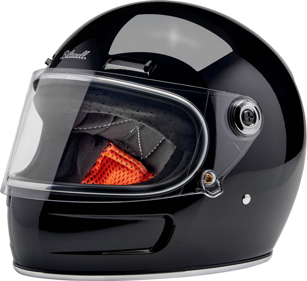 BILTWELL Gringo SV Motorcycle Helmet - Gloss Black - Large 1006-101-504