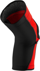 100% Ridecamp Knee Guards - Red/Black - Medium 70001-00010