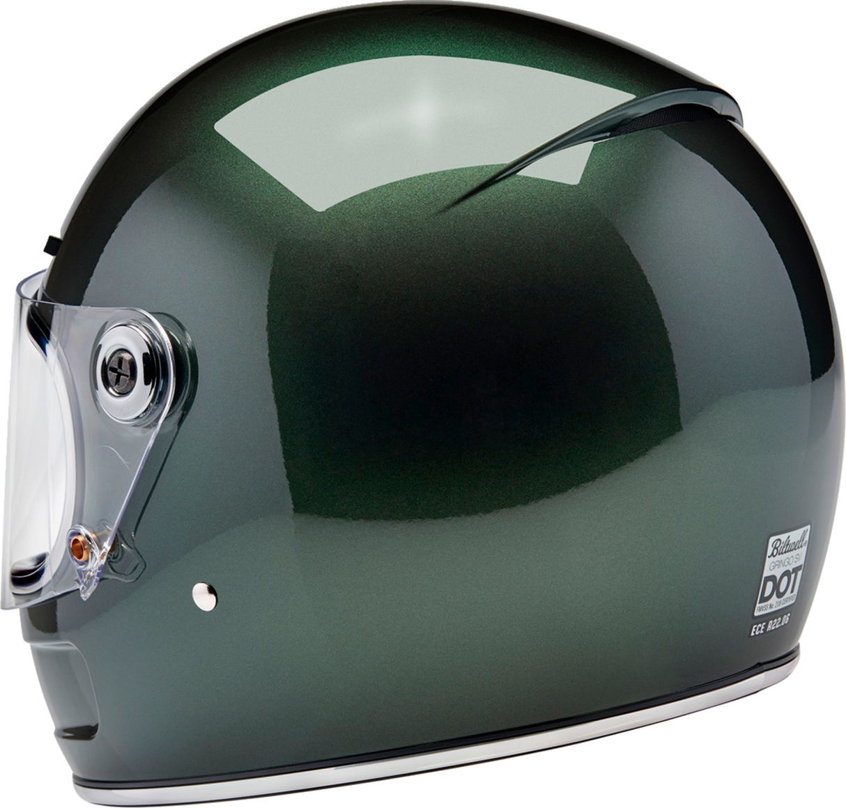 BILTWELL Gringo SV Motorcycle Helmet - Metallic Sierra Green - XS 1006-324-501