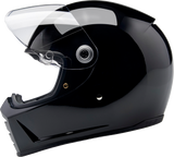 BILTWELL Lane Splitter Motorcycle Helmet - Gloss Black - XS 1004-101-501