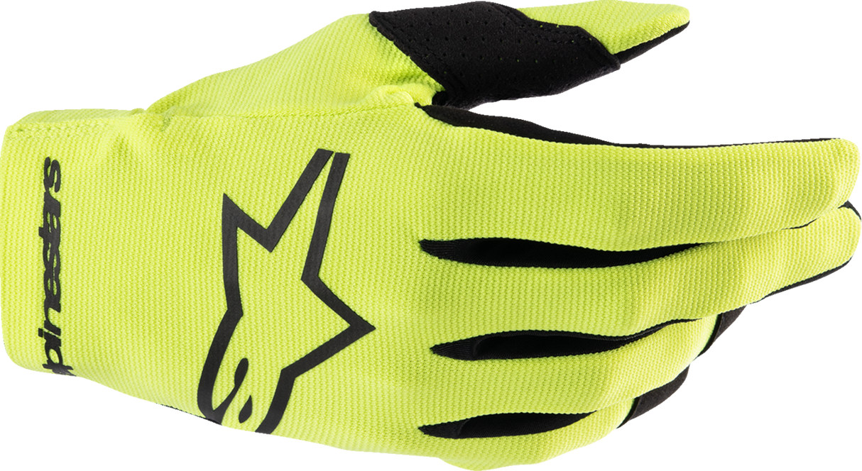 ALPINESTARS Radar Gloves - Fluo Yellow/Black - 2XL 3561824-551-2X