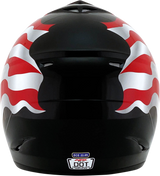 AFX FX-17 Motorcycle Helmet - Flag - Black - XS 0110-2368