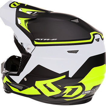 6D ATR-2Y Motorcycle Helmet - Drive - Neon Yellow - Small 11-6320