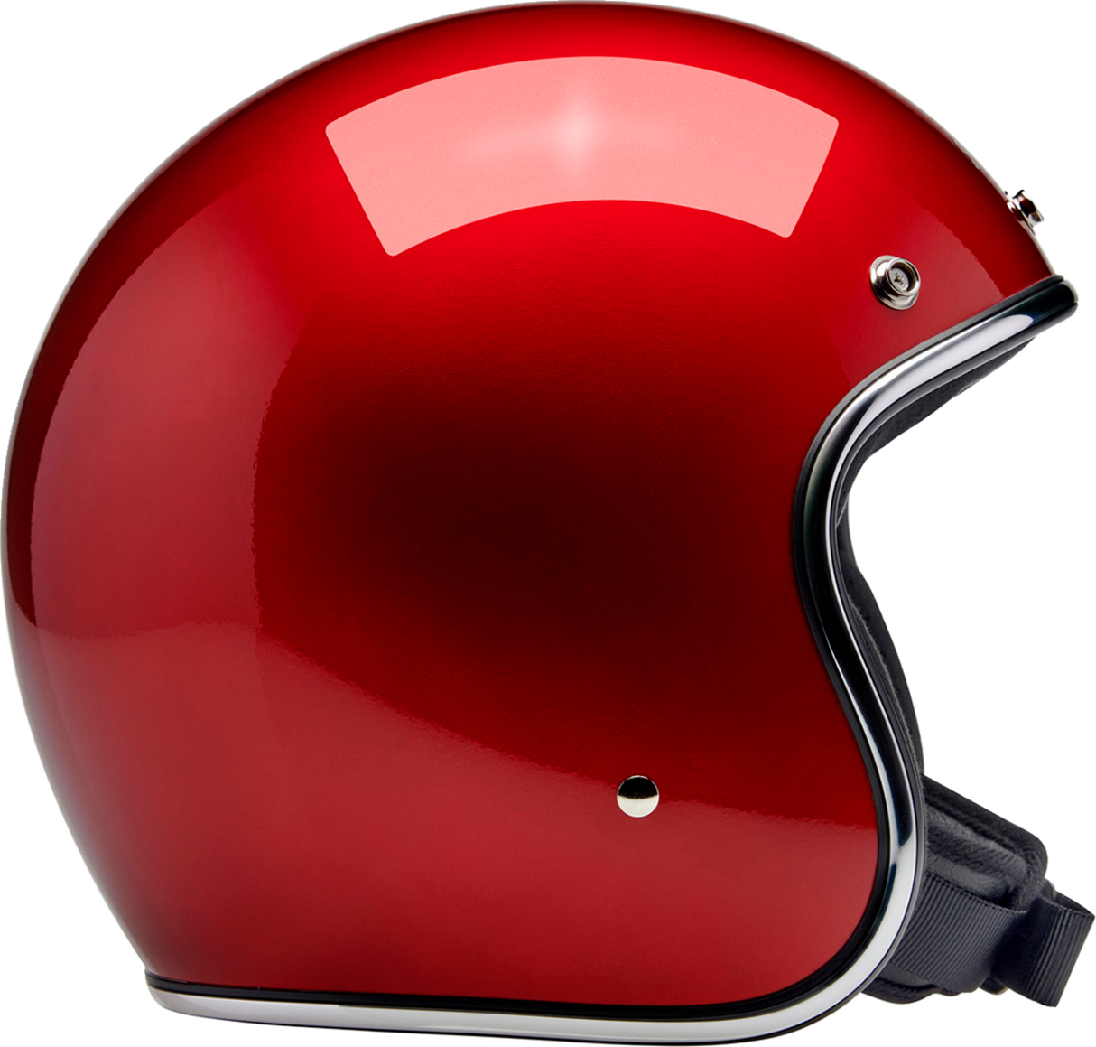 BILTWELL Bonanza Motorcycle Helmet - Metallic Cherry Red - Medium 1001-351-203