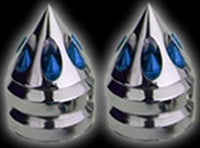 Sixty61 Suzuki GSXR1000 06-09 Bar Ends Chrome-Blue