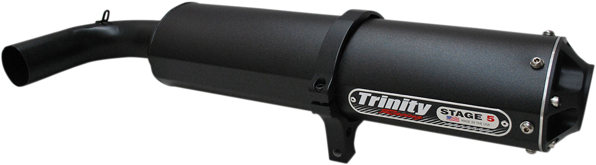 TRINITY RACING Stage 5 Slip-On Muffler - Cerakote Black TR-4158S-CB