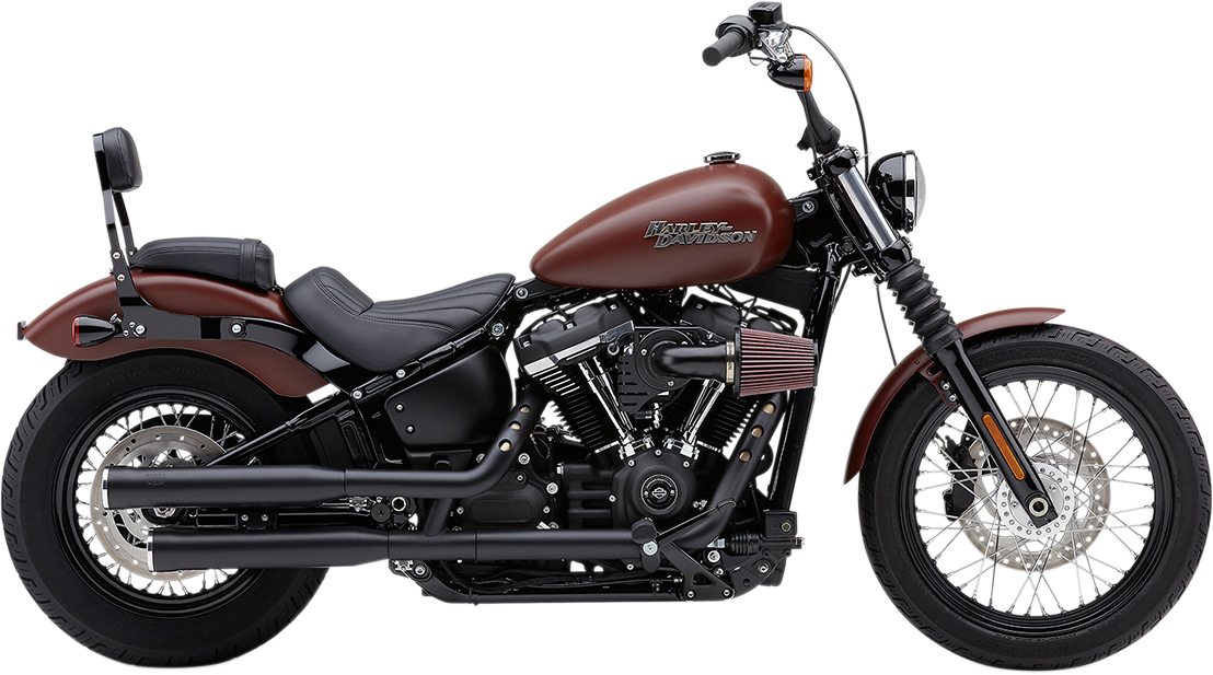 COBRA RPT Mufflers for Softail - Black 6057B