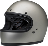 BILTWELL Gringo Motorcycle Helmet - Flat Titanium - Small 1002-203-102