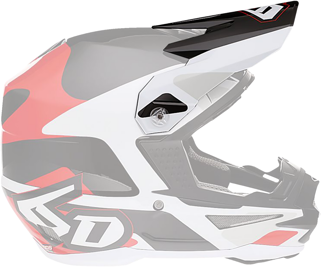 6D ATR-1 Visor - Apex - Red 72-3730