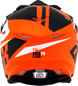 AFX FX-19R Motorcycle Helmet - Racing - Matte Orange - Large 0110-7085