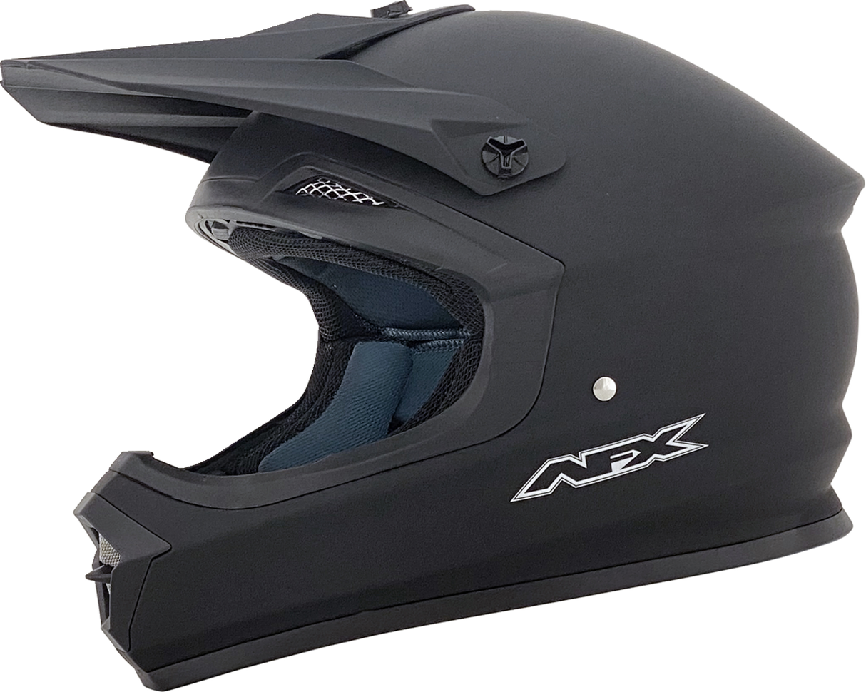 AFX FX-15 Motorcycle Helmet - Matte Black - Small 0110-8005