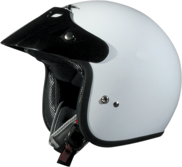 AFX FX-75Y Motorcycle Helmet - White - Large 0105-0016