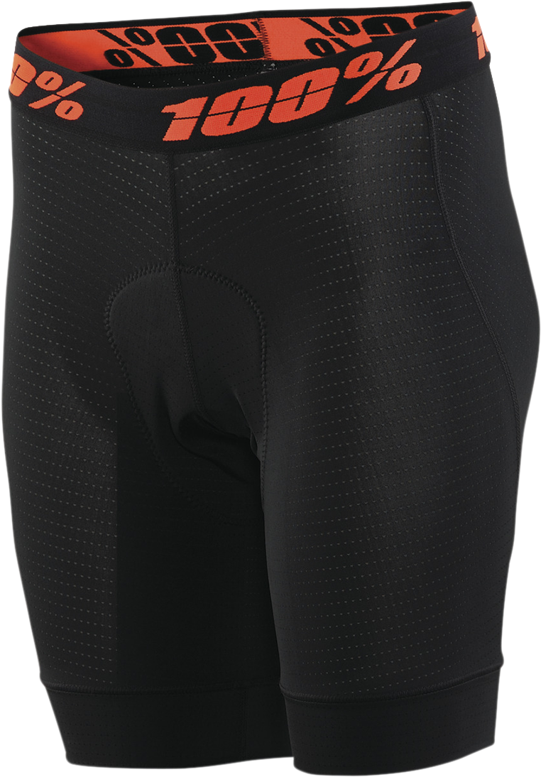 100% Women's Crux Liner Shorts - Black - Small 40050-00000