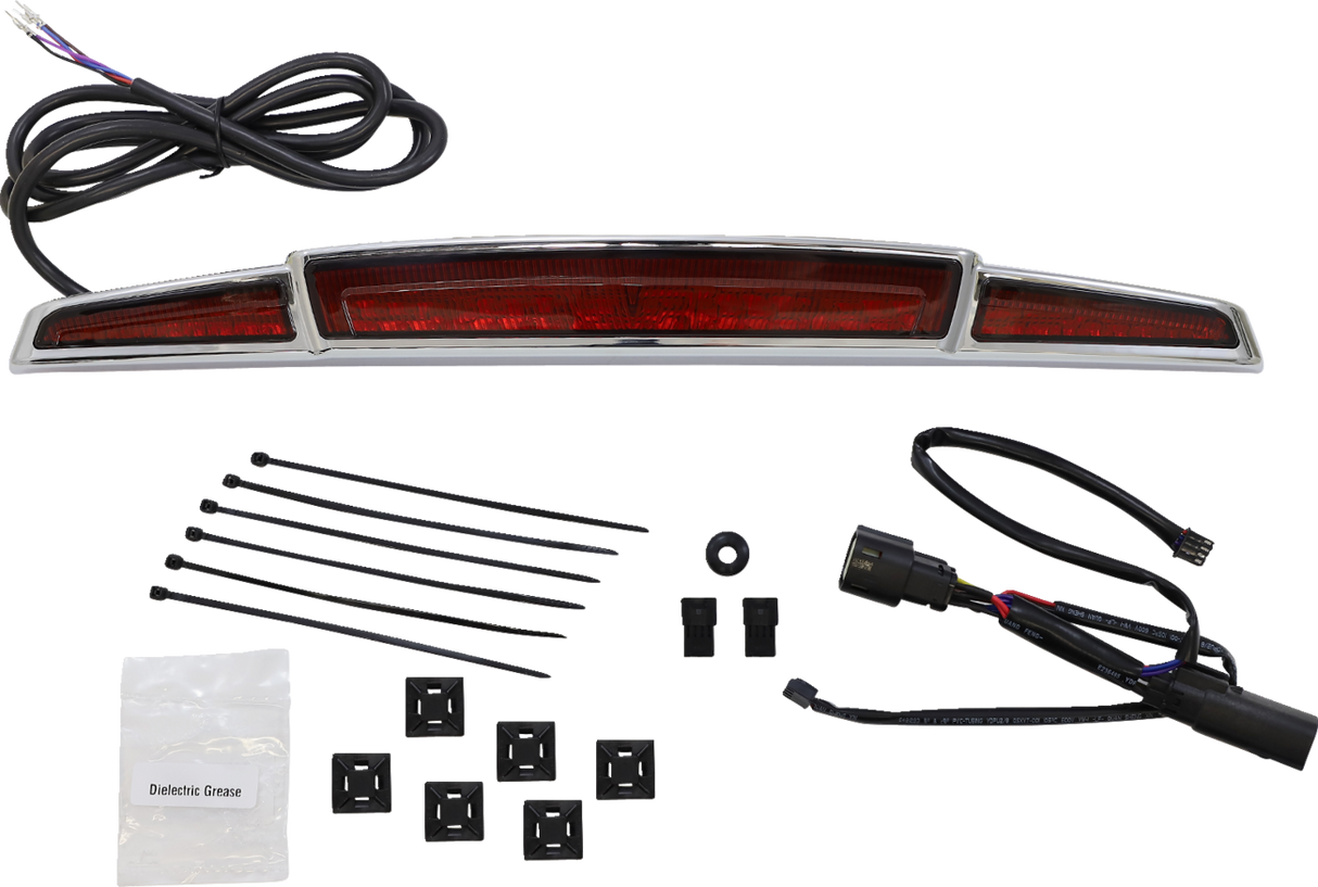 CIRO Trunk Light/Taillight - Chrome - Red 40114