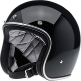 BILTWELL Bonanza Motorcycle Helmet - Gloss Black - XS 1001-101-201