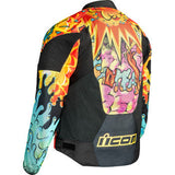 Chaqueta de malla ICON Overlord3™ Scatterbrain - Negra - 3XL 2820-7079 