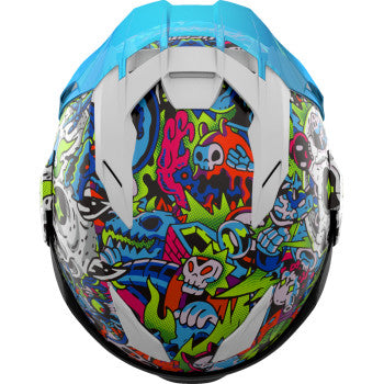 ICON Ultraflite Helmet - Doodle 3 - MIPS® - Blue - 3XL 0101-18067