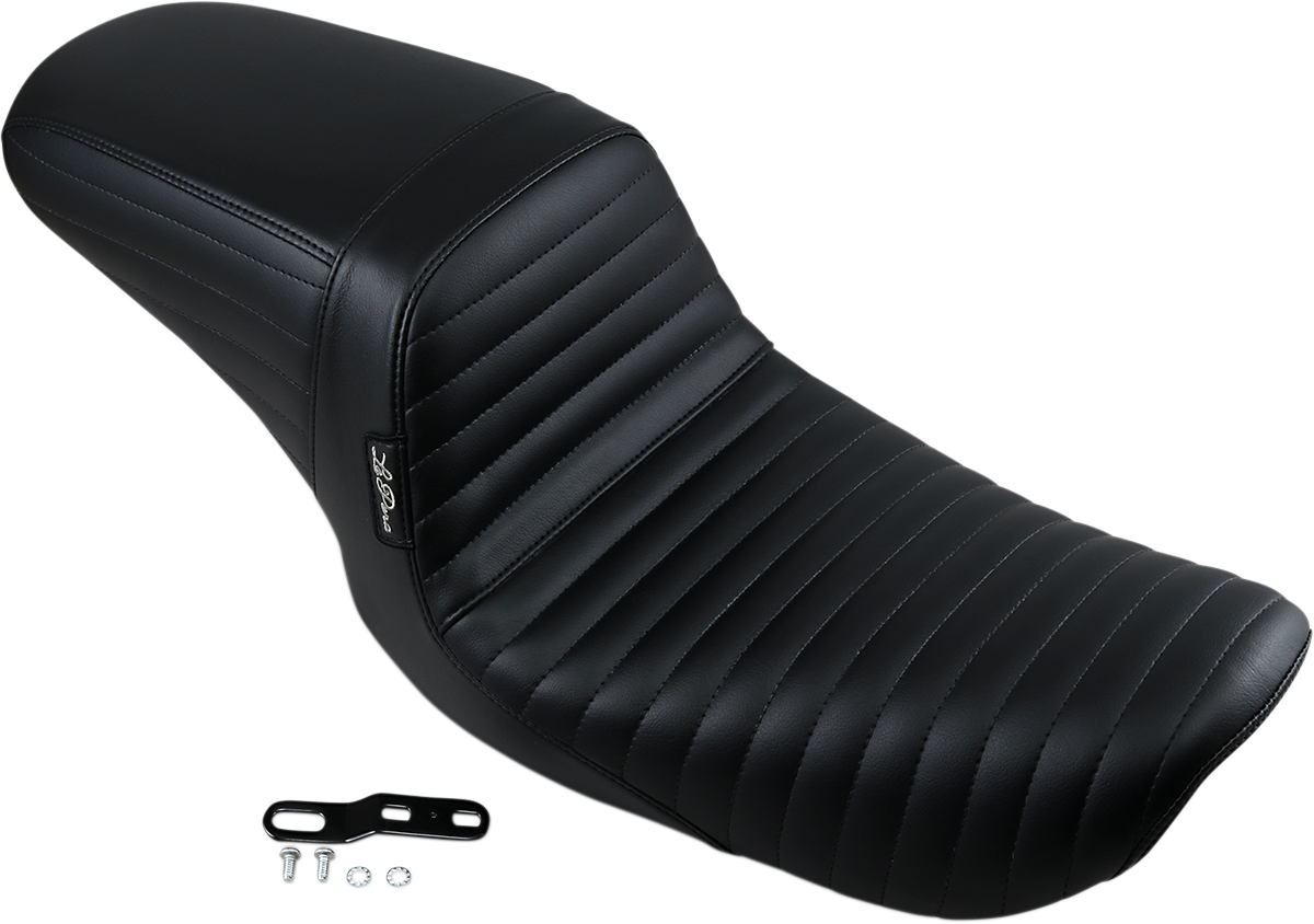 Le Pera Seat For Harley FXD 1996-2003 Kickflip Pleated Black LN-591PT