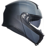 AGV Tourmodular Motorcycle Helmet - Textour - Matte Black/Gray - 2XL  211251F2OY1002X