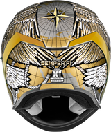 ICON Airform™ Motorcycle Helmet - Semper Fi - Gold - XS 0101-13663