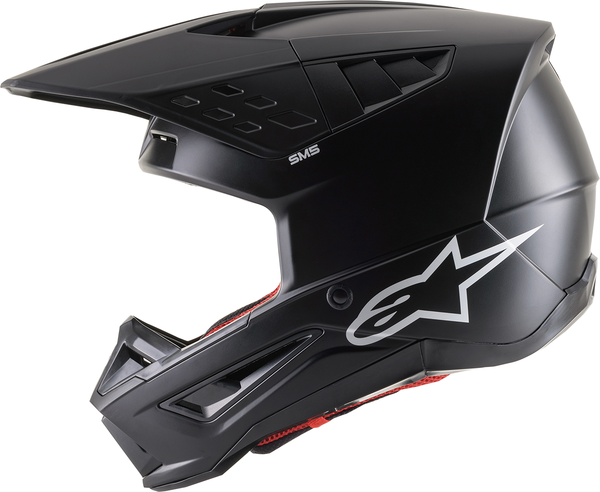 ALPINESTARS SM5 Motorcycle Helmet - Solid - Matte Black - Large 8303121-110-LG