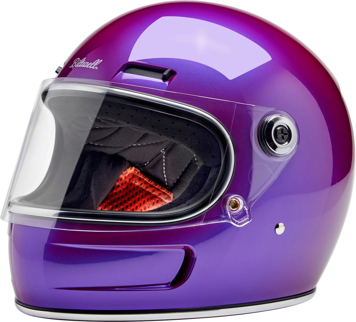 BILTWELL Gringo SV Motorcycle Helmet - Metallic Grape - XS 1006-339-501