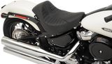 DRAG SPECIALTIES EZ-Solo Seat - Scorpion Stitch - Vinyl - FL/FX '18-'22 ACT EZ-ON STYLE 0802-1150