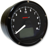 KOSO NORTH AMERICA TNT-01R Universal Electronic Speedometer/Tachometer - Black Face/Casing BA035K00